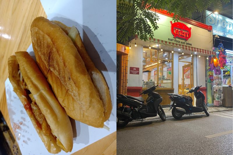 Bánh mì Hẻm - quán ăn sáng ngon ở Bắc Từ Liêm có giá thành rẻ và menu đa dạng