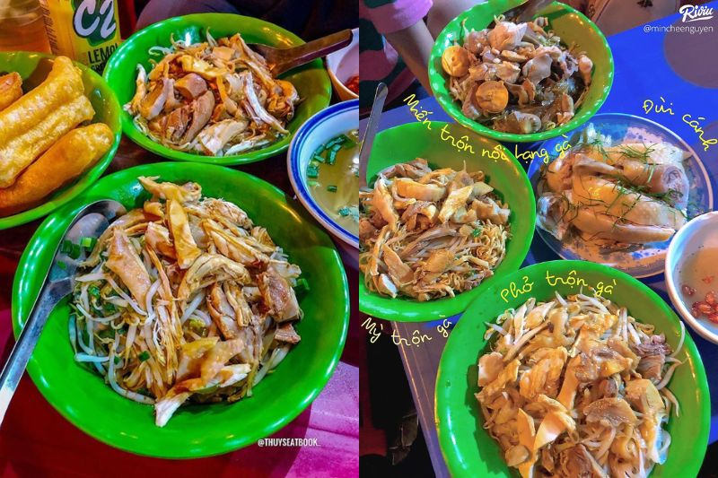 Gà Thắng Xoăn - quán ăn sáng ở Long Biên chuyên các món về gà
