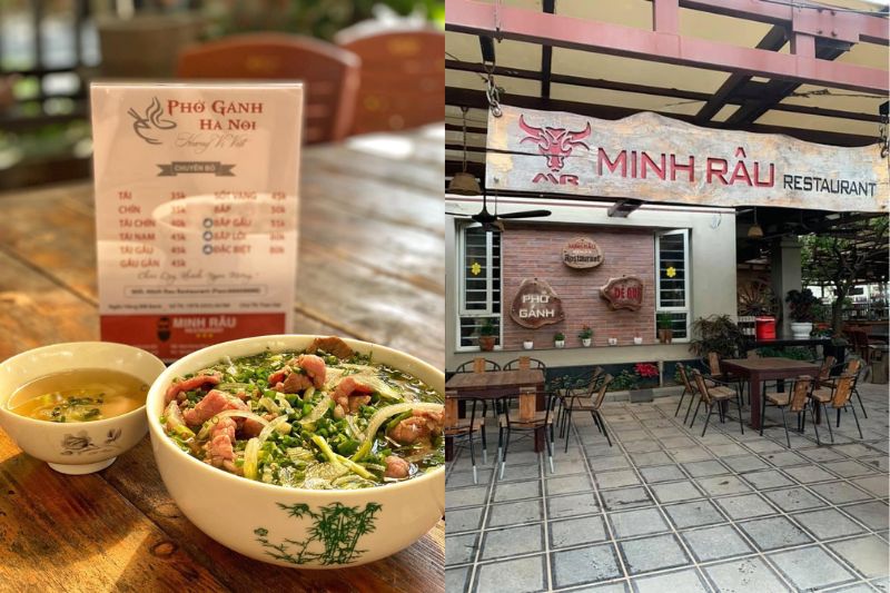 Minh Râu - quán ăn ngon ở Quốc Oai gần chùa Thầy